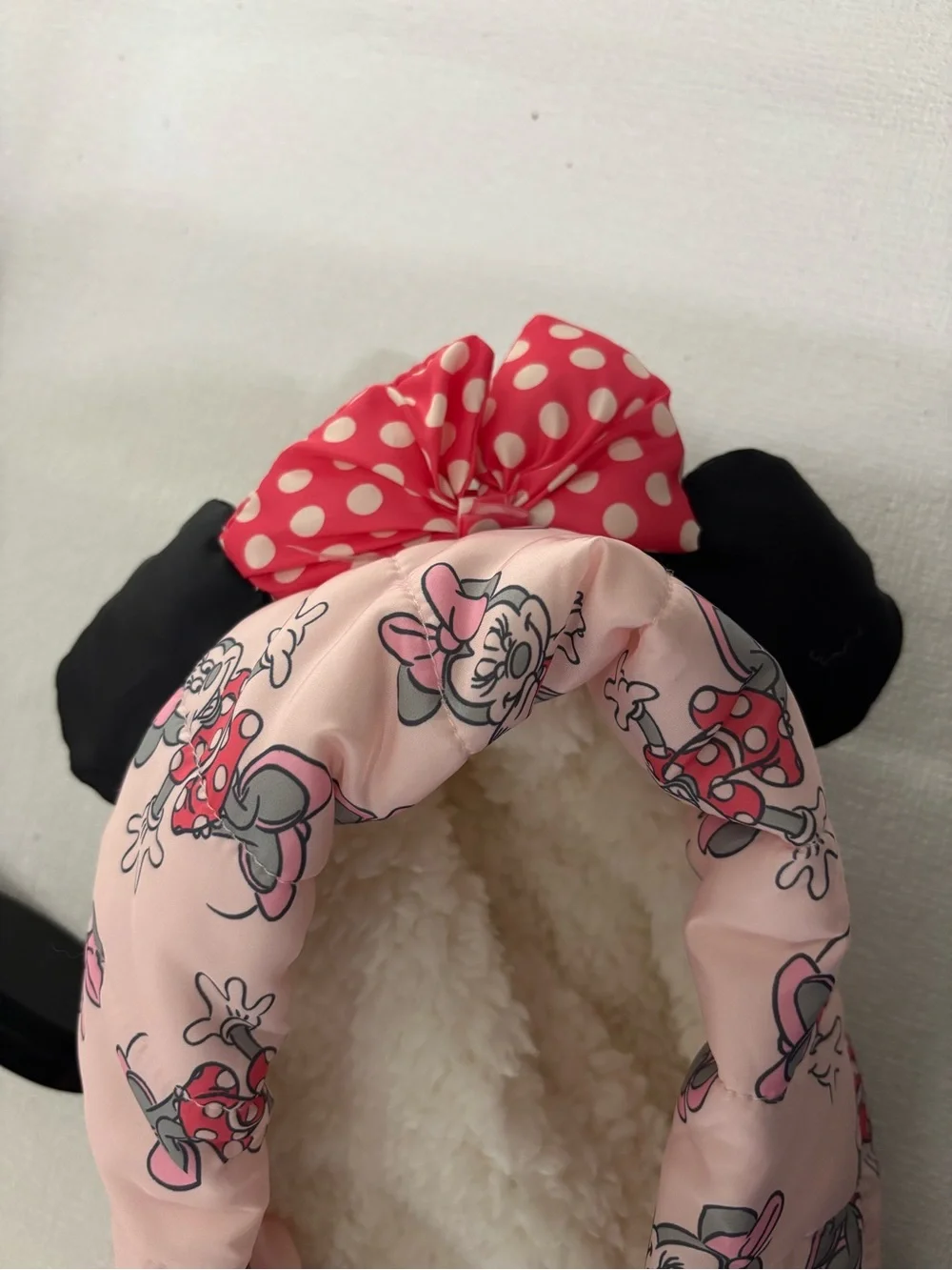 Disney Pink Minnie Mouse Snowsuit with Black Ears